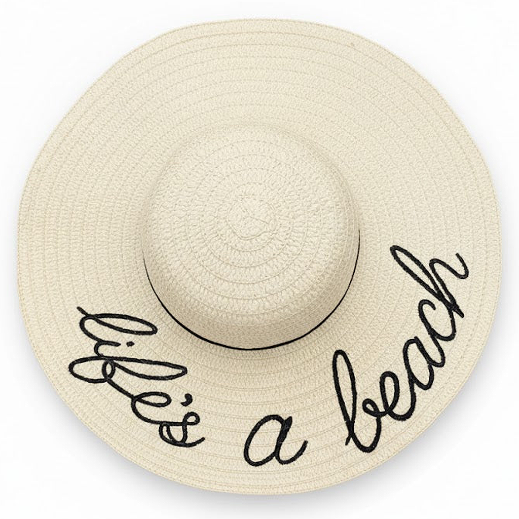 Life's A Beach Floppy Hat