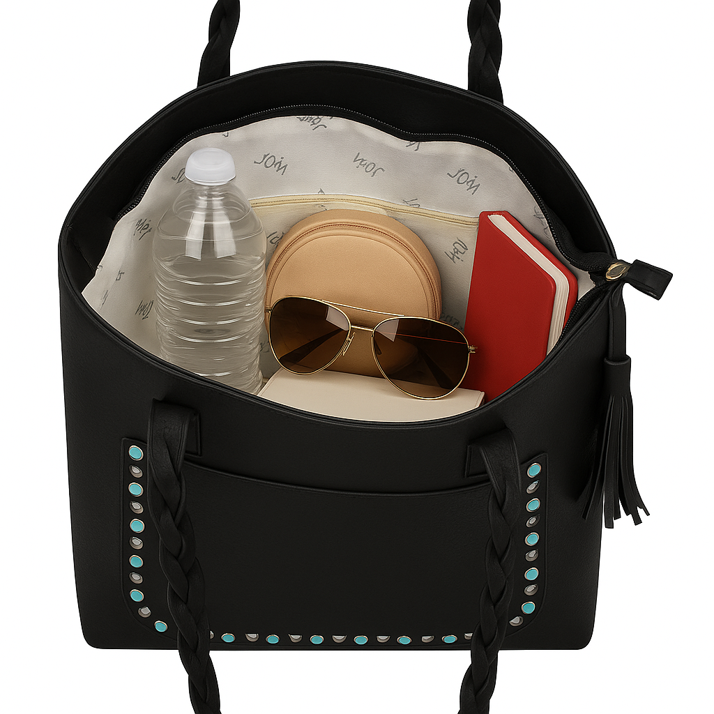 Black Shoulder Strap Purse