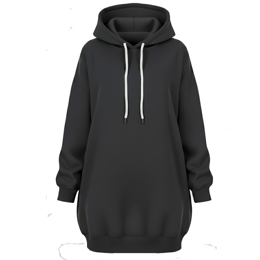 Long Hooded Sweatshirt