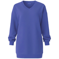 Long V-Neck Sweatshirt