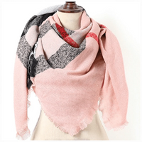 Plaid Square Blanket Scarf