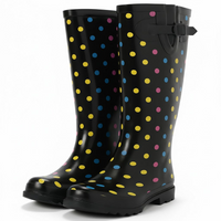 Polka Dot Rain Boots