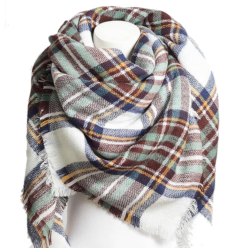 Frayed Edge Blanket Scarf