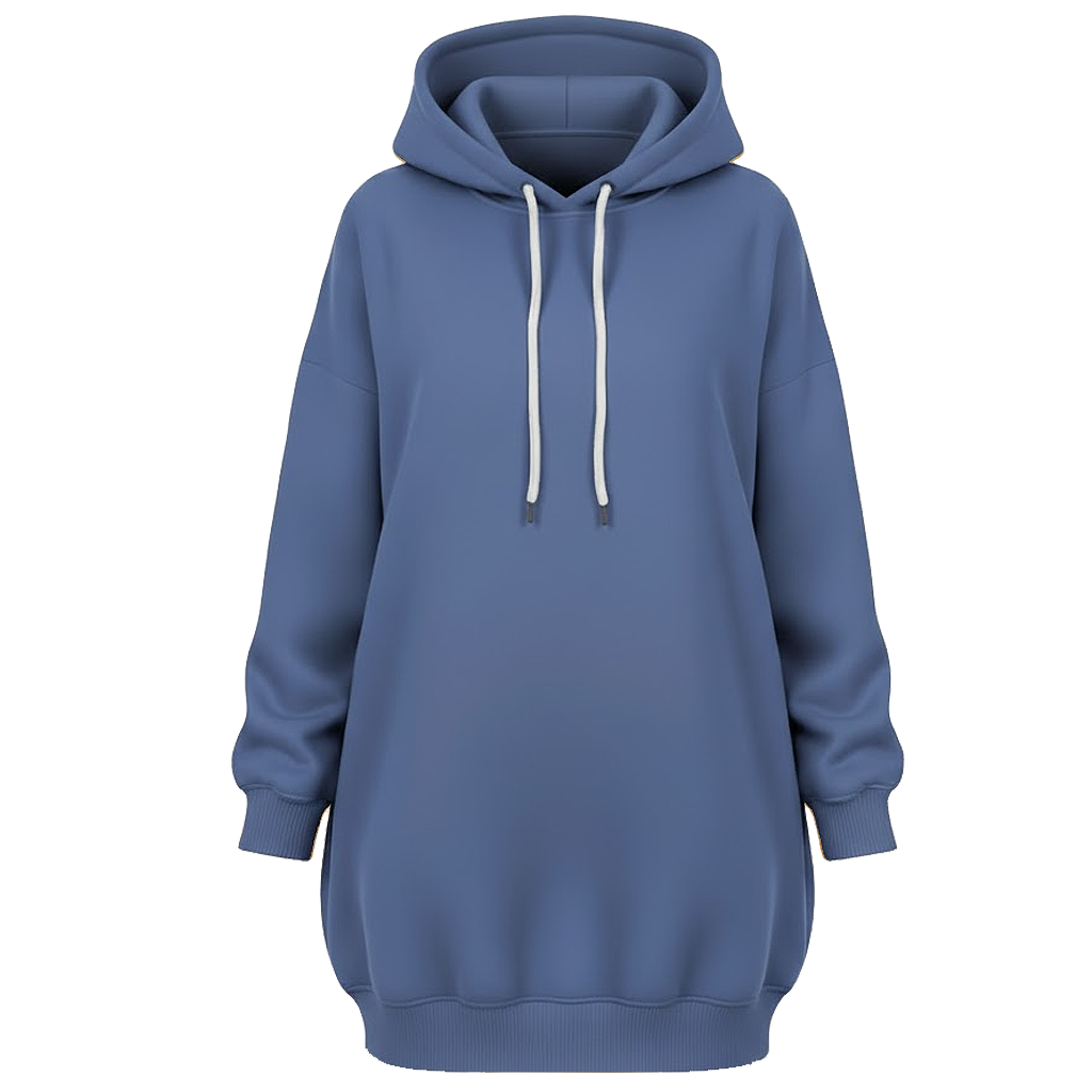 Long Hooded Sweatshirt