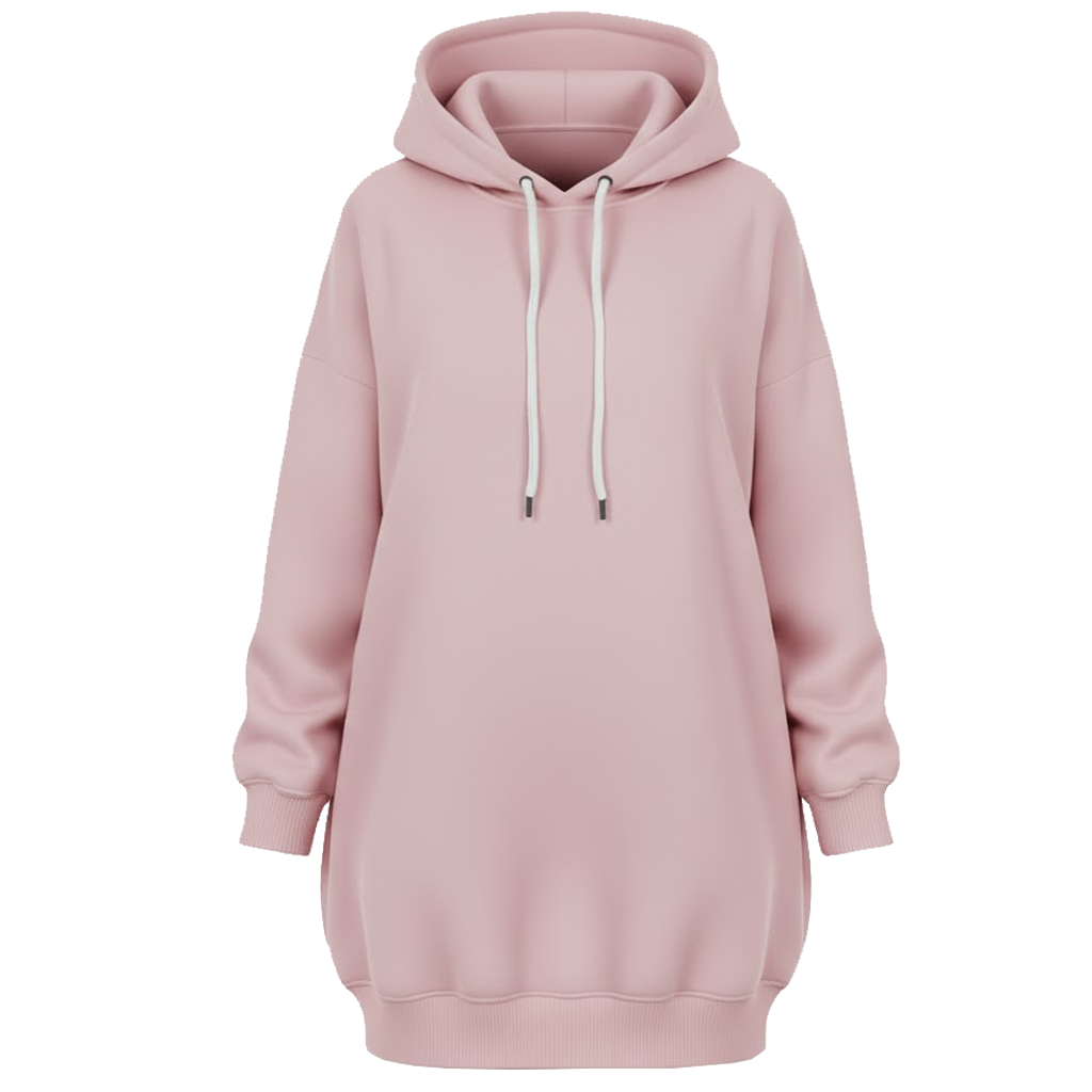 Long Hooded Sweatshirt