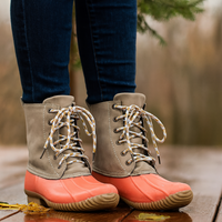 Persimmon Duck Boots