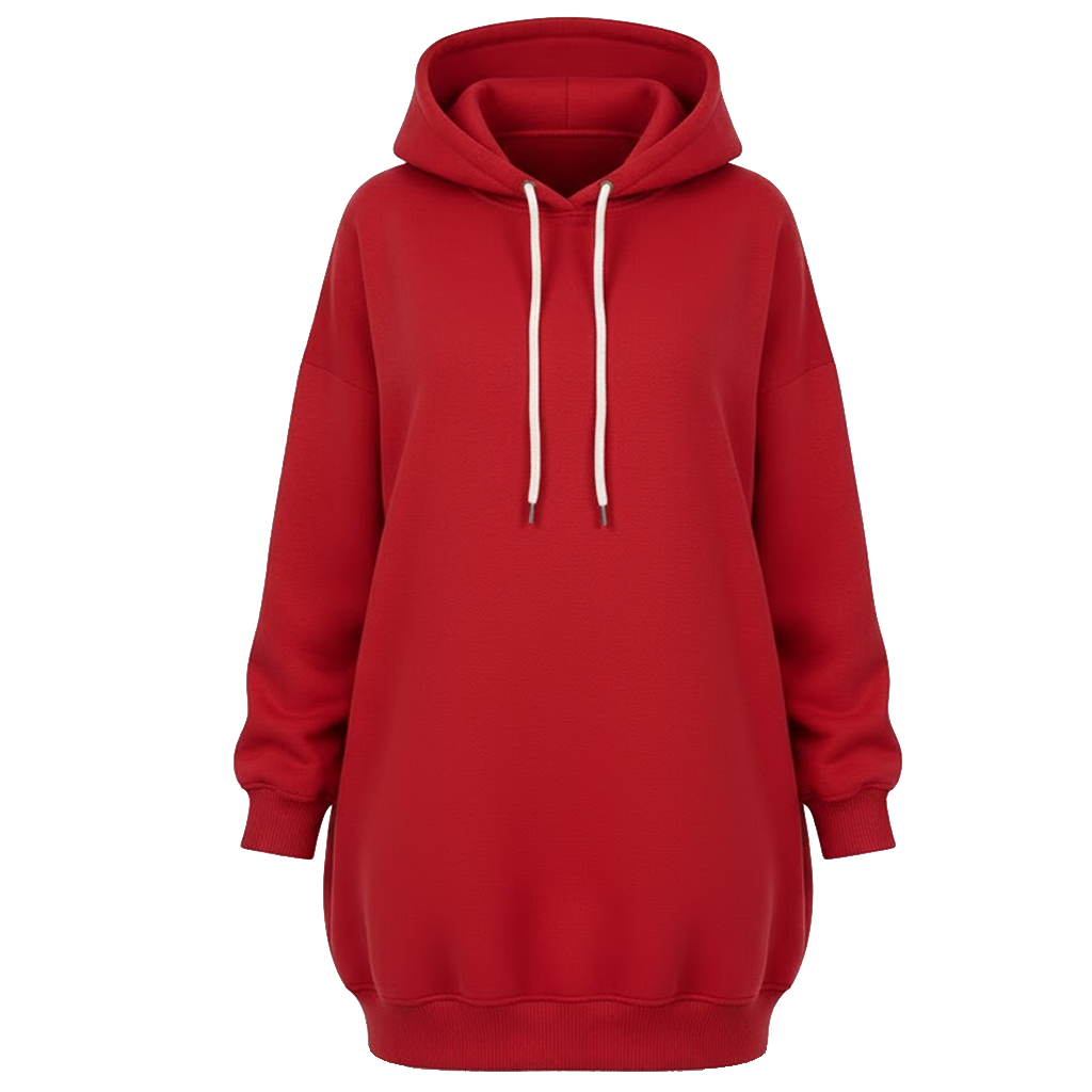 Long Hooded Sweatshirt
