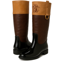 Two Tone Riding Boots