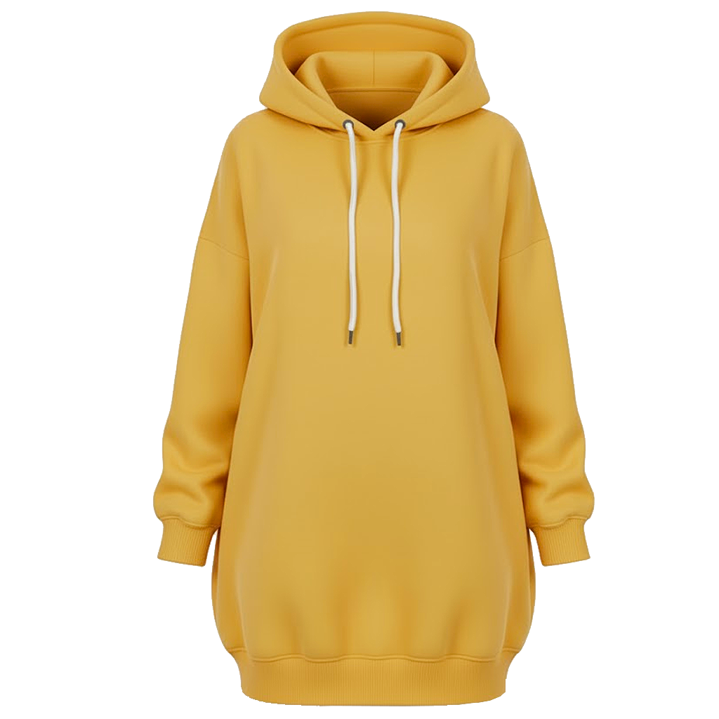 Long Hooded Sweatshirt