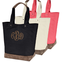 Canvas Boater Tote Bag