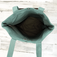 Canvas Boater Tote Bag