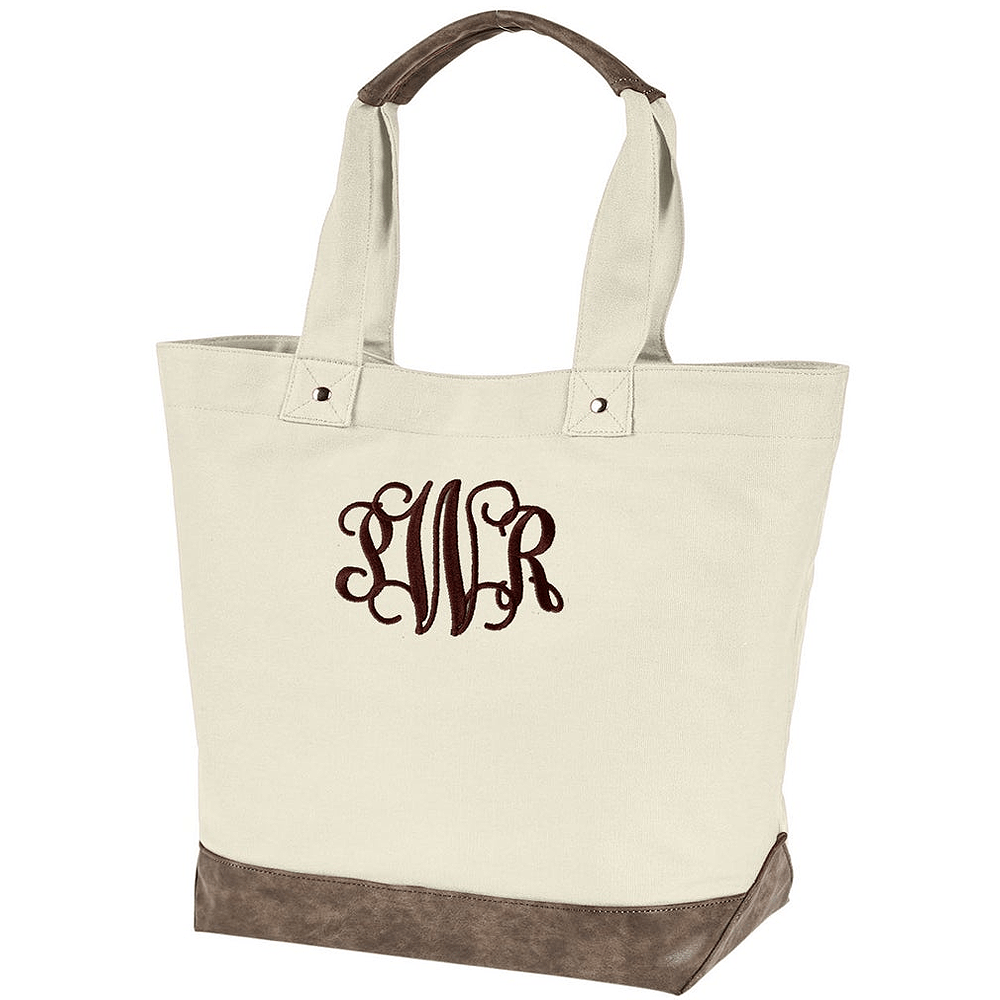 Canvas Boater Tote Bag