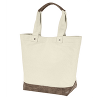 Canvas Boater Tote Bag