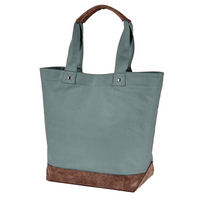 Canvas Boater Tote Bag