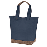Canvas Boater Tote Bag