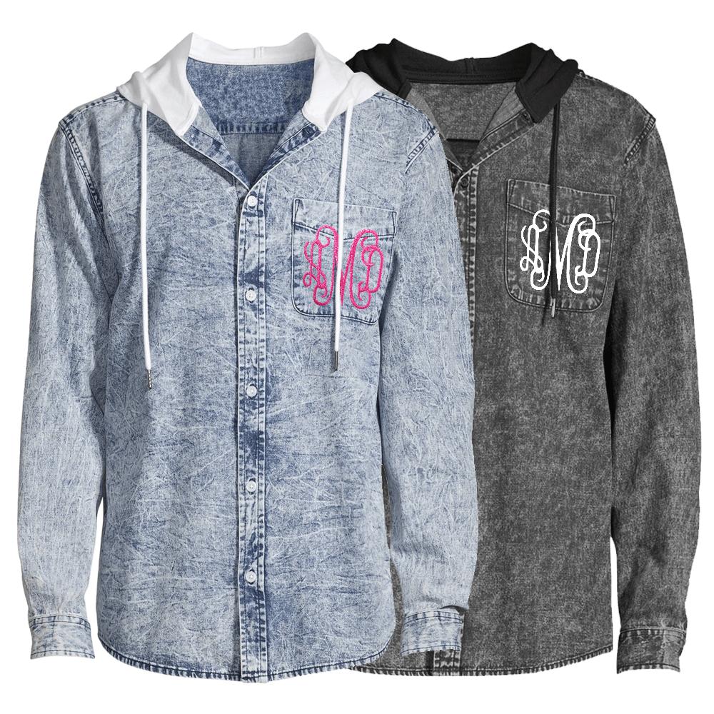 Denim Hooded Jacket
