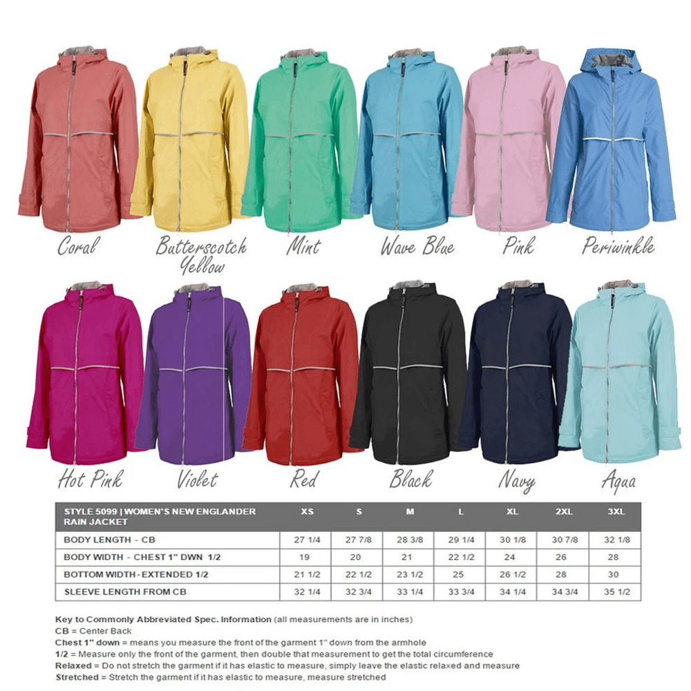 New England Rain Jackets
