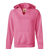 Comfort Colors V-Neck Hoodie Sweatshirt