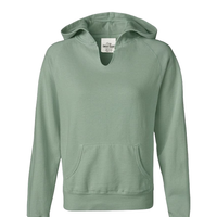 Comfort Colors V-Neck Hoodie Sweatshirt
