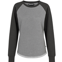 Hi Lo Raglan Crew Sweatshirt