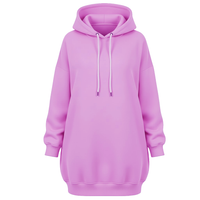 Extra Long Hoodie Sweatshirt