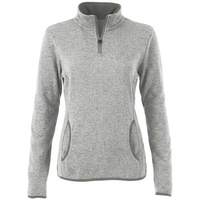 Ladies Heathered Fleece Pullover