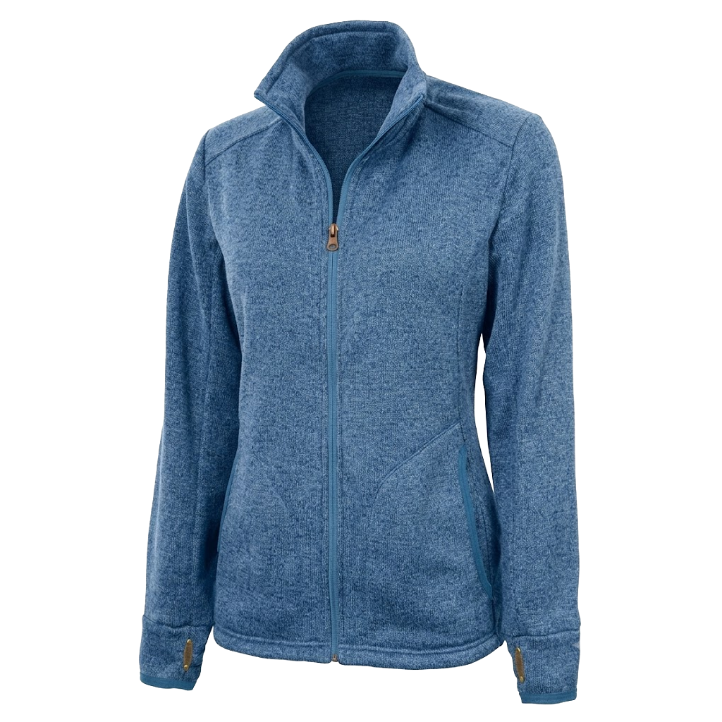 Ladies Heathered Fleece Jacket - NURSE