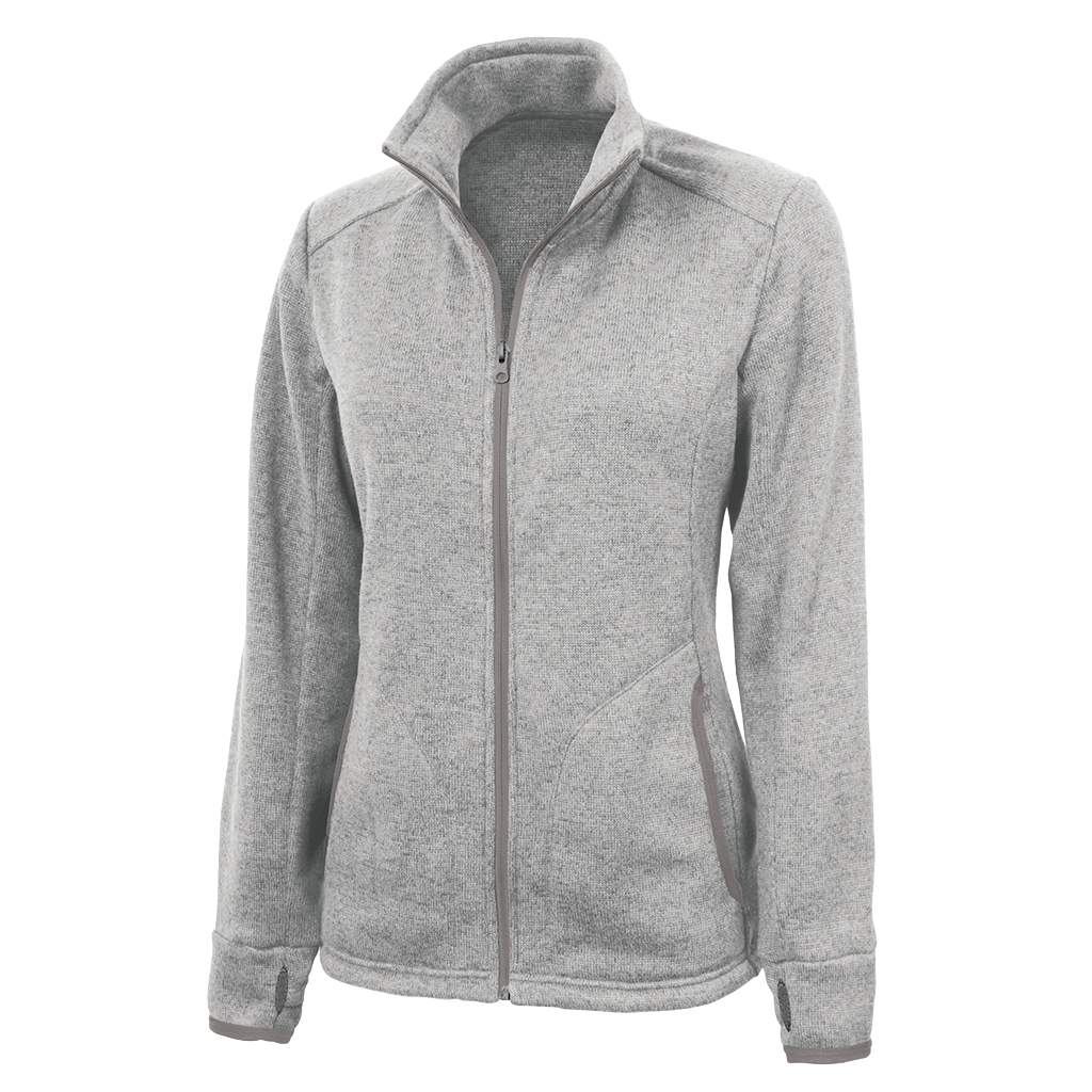 Ladies Heathered Fleece Jacket - NURSE