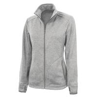 Ladies Heathered Fleece Jacket - NURSE