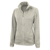 Ladies Heathered Fleece Jacket - NURSE