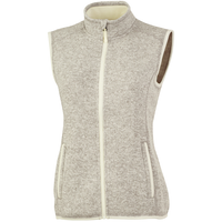 Ladies Heathered Fleece Vest