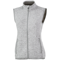 Ladies Heathered Fleece Vest