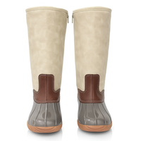 Chic Lace Up Duck Boots
