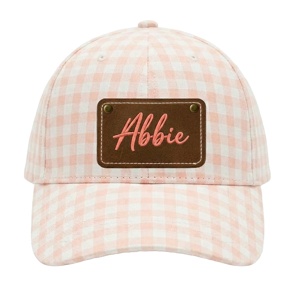 GINGHAM Classic Ladies Baseball Hat