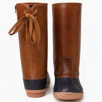 Lace Up Duck Boots