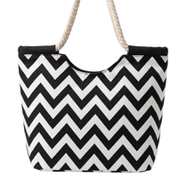 Chevron Everyday ROPE Canvas Tote Bag