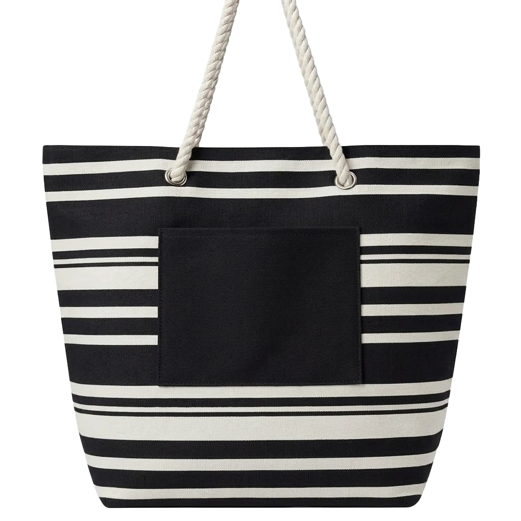 Seabrook Stripe Rope Tote Bag