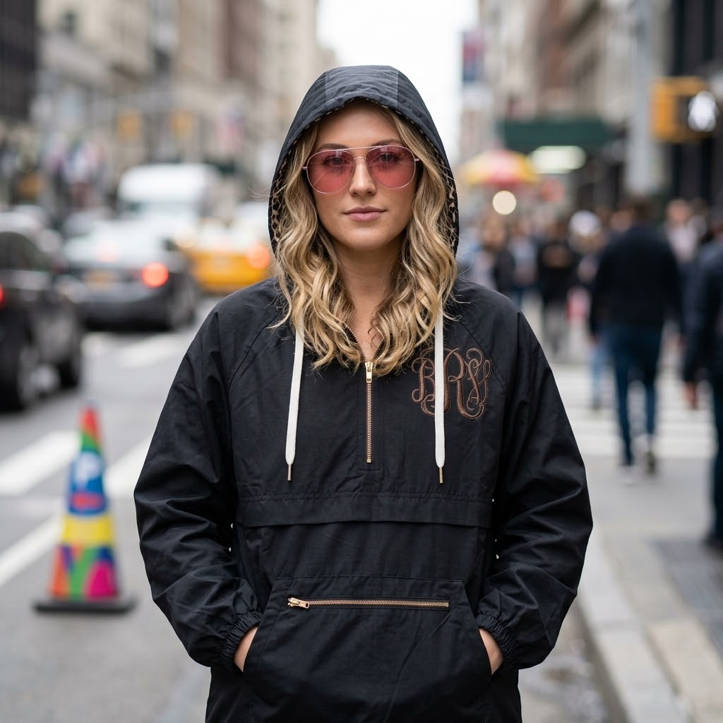 Safari Print Pullover Windbreaker
