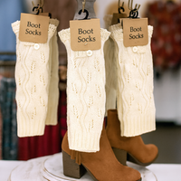 Boot Socks - Ivory