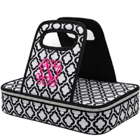 Large Quatrefoil Retangle Casserole Carrier