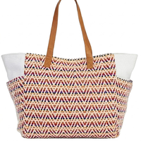Tasseled Canvas Beach Tote