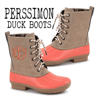 Coral Ankle Duck Boots