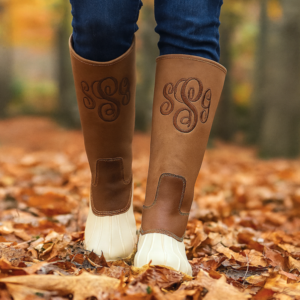 Tall TAUPE Duck Boots