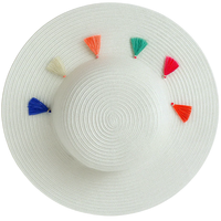 Tasseled Floppy Hat