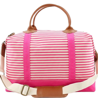 CB Station STRIPE Weekender Duffel Bag