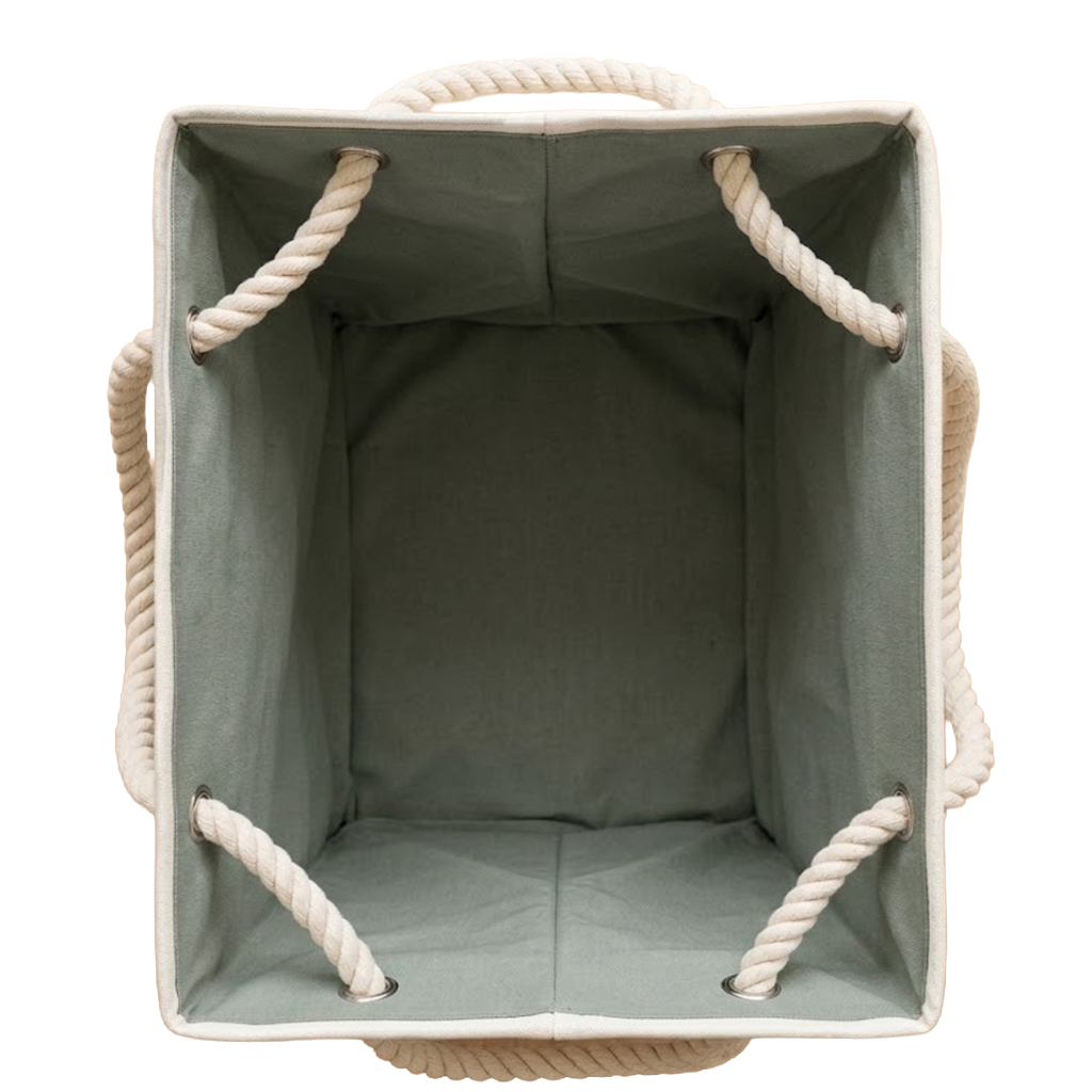 Large Canvas Laundry Tote Bag