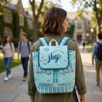 Quilted School & Campus Backpack