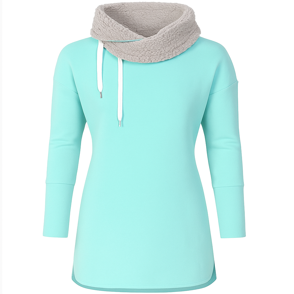 Cowl Neck Sweatshirt