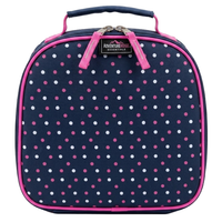 Navy & Pink POLKA DOT Lunch Box