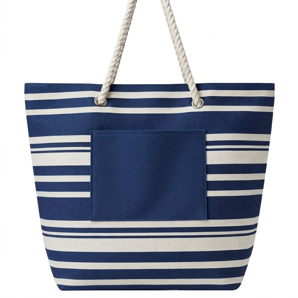 Seabrook Stripe Rope Tote Bag